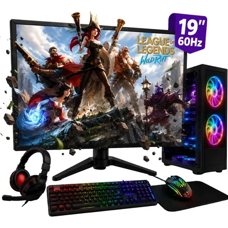 Pc Gamer Completo I7 3a 16gb Ssd 512gb Rx550 Tpm 2.0 Win 11 512 Gb 16 Gb Rx550