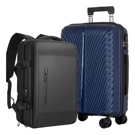 Mala De Viagem 10kg De Bordo Kit Mochila Para Viagem Noteboo