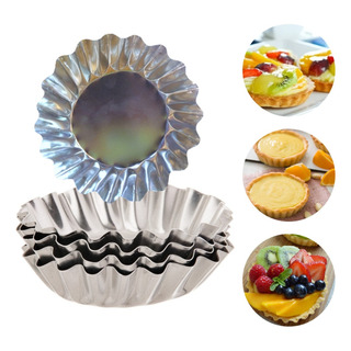 10 Moldes Inoxidables Para Tartaletas Altas O Bajas 10.5 Cm 10 Moldes Inoxidables Para Tartaletas Altas O Bajas 10.5 Cm