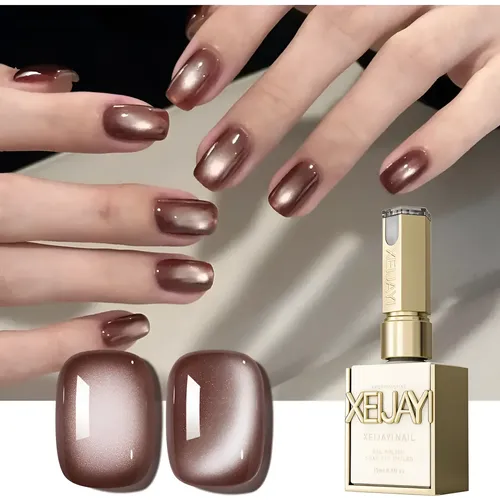 Esmalte De Unhas Xeijayi1pc Nude Begonia Spring Cat Eye Gel Nude