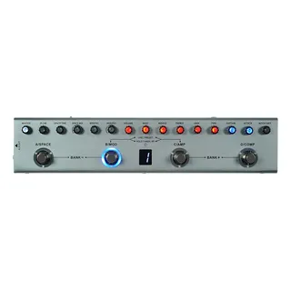 Pedaleira M-vave Tank B I Pedal Cuvave Ir Baixo Bass Cor Cinza Pedal Baixo Pedaleira M-vave Tank B I Pedal Cuvave Ir Baixo Bass Cor Cinza Pedal Baixo