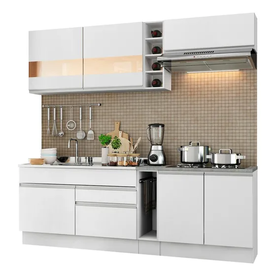 Cocina Integral Modular Madesa Parma 220cm Bb