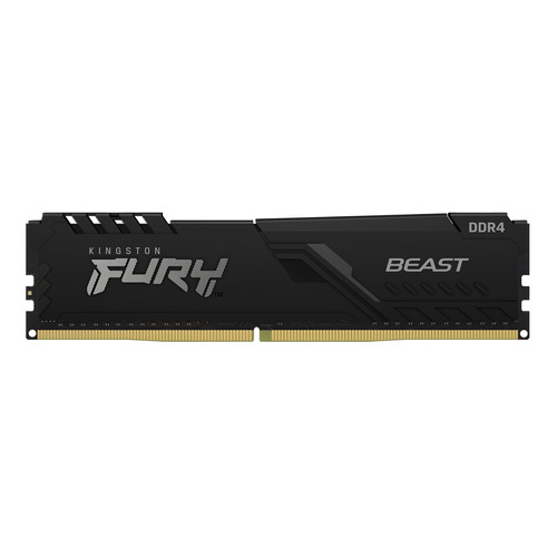 Memoria RAM Fury Beast DDR4 gamer color negro  8GB 1 Kingston KF432C16BB/8