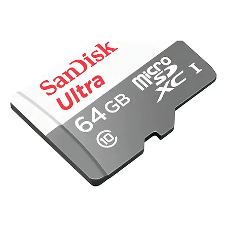 Tarjeta De Memoria Sandisk Ultra Microsdhc Uhs-i Ultra Sd Con Adaptador Sd De 64 Gb