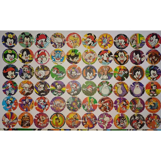 Coleção Completa Tazos Animaniacs Variação Fosca