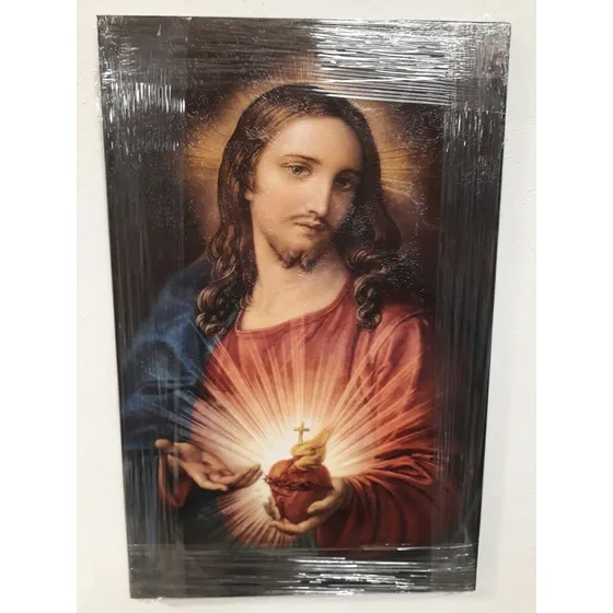 Cuadro Decorativo Sagrado Corazon De Jesus#01