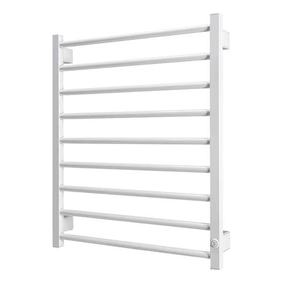 Toalheiro Térmico Elétrico Grande Alumínio, Branco E Preto