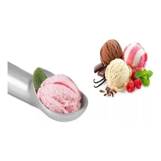 Cuchara Para Servir Helado En Bolas En Aluminio Fundido