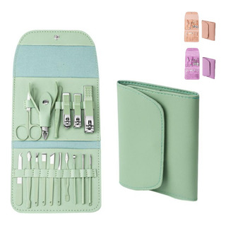 Kit Manicura Pedicura 16 En 1 Set Viaje Acero Inox Pie Manos Kit Manicura Pedicura 16 En 1 Set Viaje Acero Inox Pie Manos