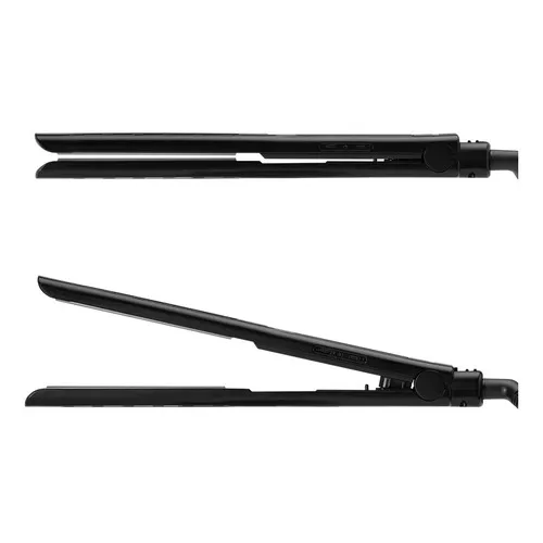 Planchita Pelo Marvo Plancha Alisador Cabello Titanio Led Ax Color Negro