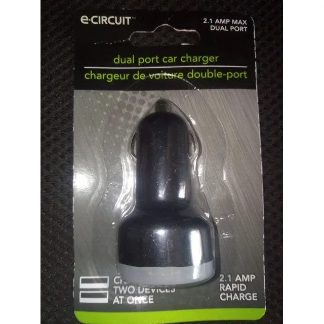 Adactador De Carro Doble Usb 2.1. Carga Rápida. Nuevo. 