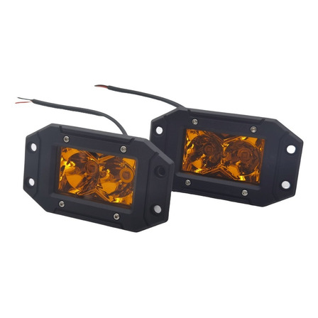 Par De Faros Led Para Defensa Ambar 20w Par De Faros Led Para Defensa Ambar 20w