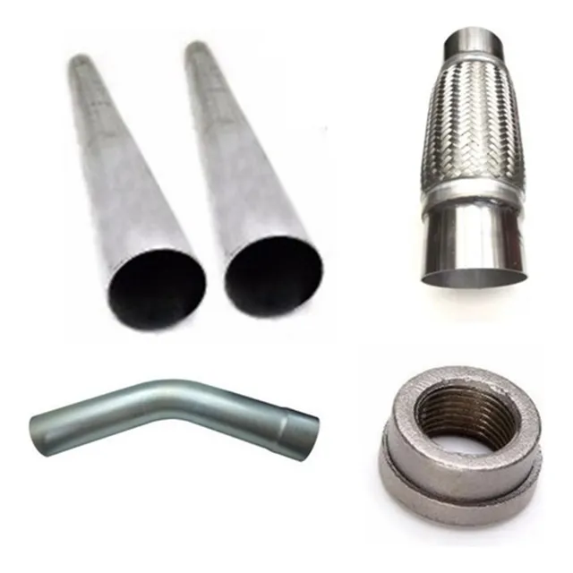 Flexível + Tubo + Curva + Porca Sonda - Escapamento 2,5 Pole