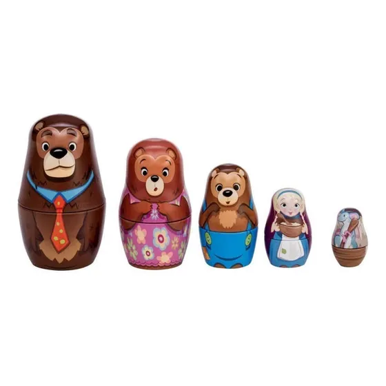 Muñecas Schylling Goldilocks Anidadas, 1 Unidad
