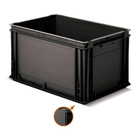 Contenedor Plástico Cajón Apilable Athena 6432a 60x40x32 Cm