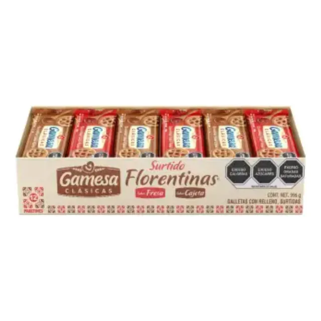 2 Pza Florentinas Gamesa Con 12 Pzas Con 83 G C/u