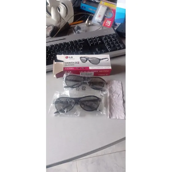 Par De Lentes Tv 3d Ag-f310 Cinema 3d