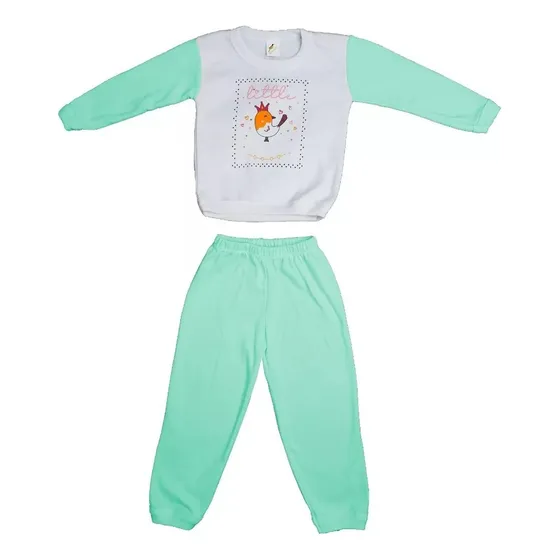 Pijama De Niña Turpialito Bebé Bicolor Verde