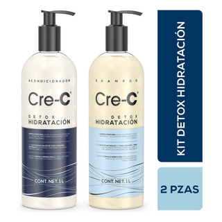 Kit Detox Hidratación Shampoo + Acondicionador | Cre-c Kit Detox Hidratación Shampoo + Acondicionador | Cre-c
