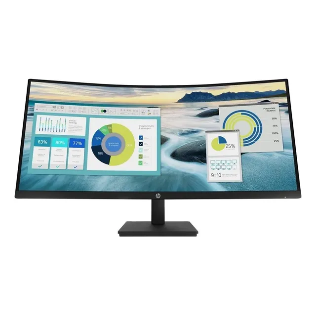 Monitor Curvo Hp P34hc G4 Wqhd Usb-c Color Negro