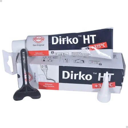Silicone Adesivo Para Juntas Dirko Preto Alta Temperatura
