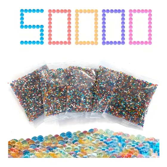 Fopnew 50000 Hidrogel Bolas Orbeez 7-8mm Decoración De Municiones