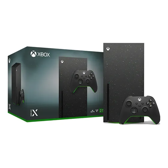 Consola Microsoft Xbox Series X de 2 TB Edición Galaxy Black con Control Inalámbrico