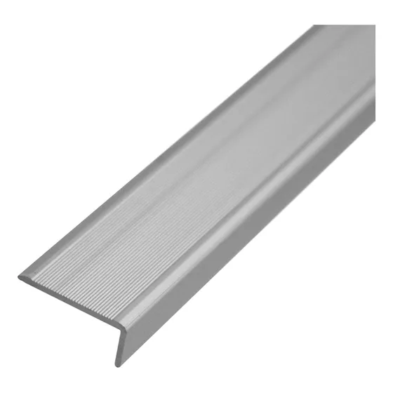 Perfil De Aluminio Terminacion Angulo 24x10mm Plata