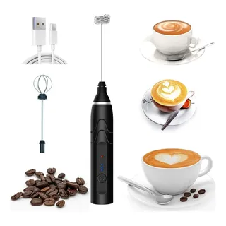 Misturador Bebidas/ovos Portåtil Elétrico Bateria Mini Mixer Cor Preto Misturador Bebidas/ovos Portåtil Elétrico Bateria Mini Mixer Cor Preto