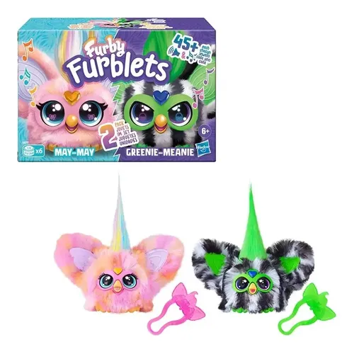 Pelúcia Interativa Furby Furblets 45 Sons - Hasbro F9703 Verde