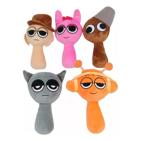 Muñeca De Peluche Incredibox Sprunki Rhythm Box Coffee Man