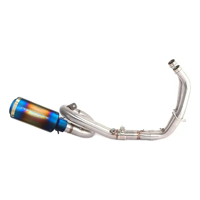 Escapamento Para Mt 07 Completo Ponteira Full Inox Link Pipe