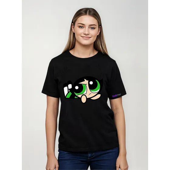 Polera Mujer Oversize Bellota Chicas Superpoderosas Grafimax