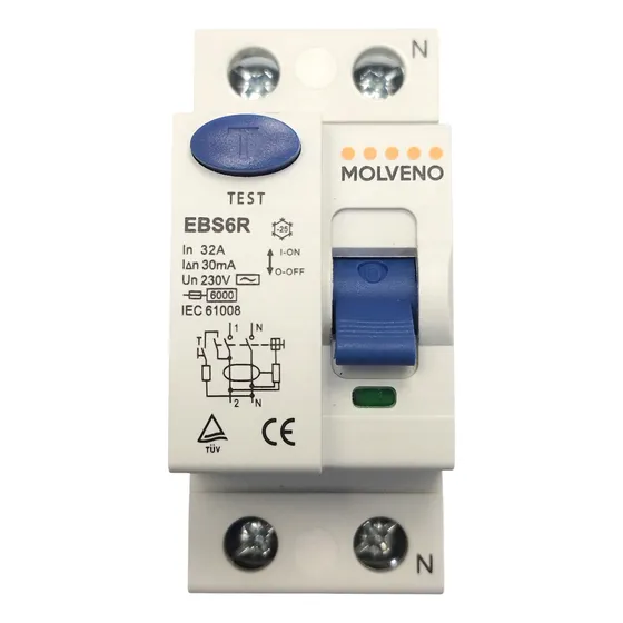 Llave Diferencial 32a Tipo Ac 2p 30ma Molveno