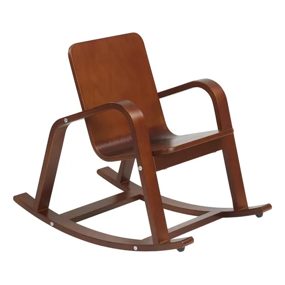 Ecr4kids Mecedora Bentwood, Muebles Para Niños, Nogal Oscu.