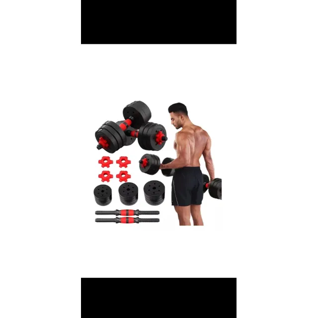 Kit Mancuernas 20kg Con Barra Extensora