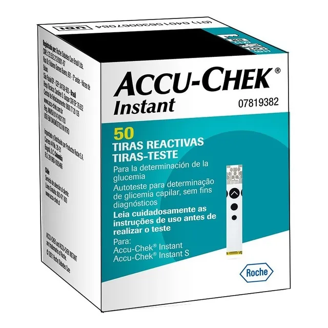 Accu Chek Promoción:50 Tiras Reactivas+200 Lancetas O Agujas