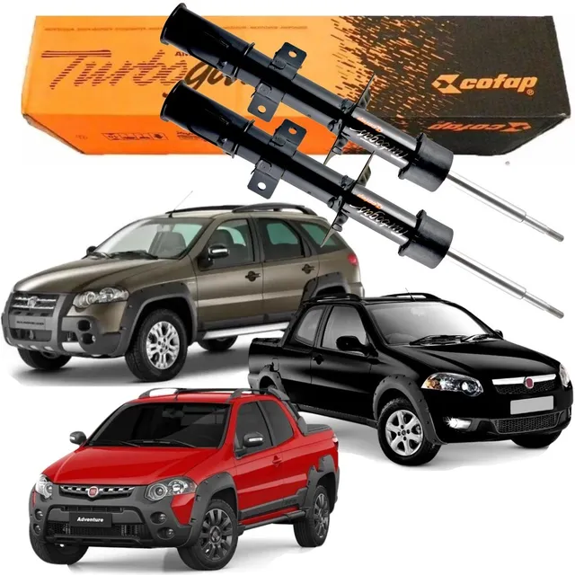 Par Amortecedor Dianteiro P/ Palio E Strada Adventure Locker