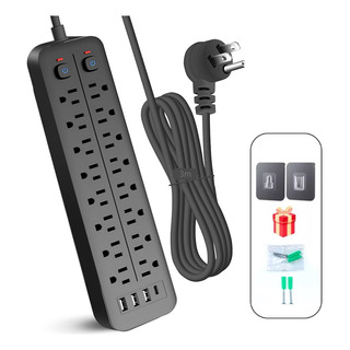 Regulador Multicontactos Con 16 Salidas 3usb Y 1 Tipo C 3m Regulador Multicontactos Con 16 Salidas 3usb Y 1 Tipo C 3m