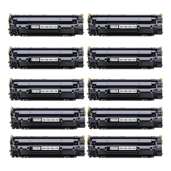 Kit 10x Toner P1102w Cb435a 285a P1102 M1132 M1212 P1505n