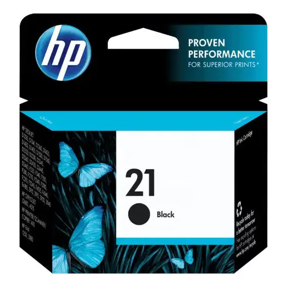 Cartucho Hp 21 Negro De Alto Rendimiento