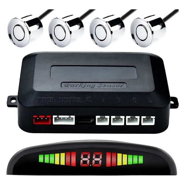 Sensor Retroceso Para Auto Display Kit Completo