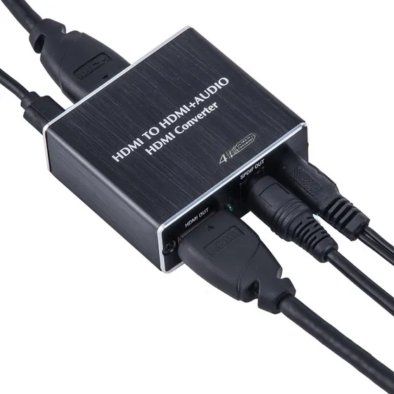 Preto - Separador De Áudio Hdmi 4k30hz 5.1 Dolby Dts