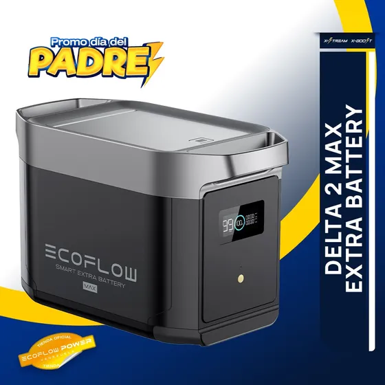 Batería Extra Para Ecoflow Delta 2 Max 2400w (solo Batería)