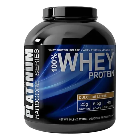 Proteína Whey Platinum Hardcore Series Dulce De Leche 2.27 kg | Cuotas sin interés