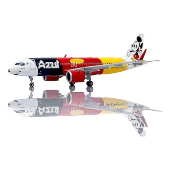 Miniatura De Avião A320neo Azul Mickey Escala 1.200 Jc Wings