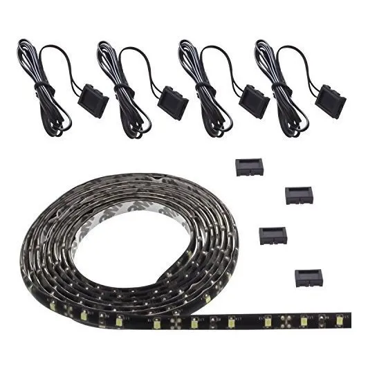 Kit De Luces Led Blancas De 8' Para Automóvil 12v - Modelo C