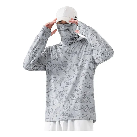 H Sudadera Con Capucha De Protección Solar Para Hombre