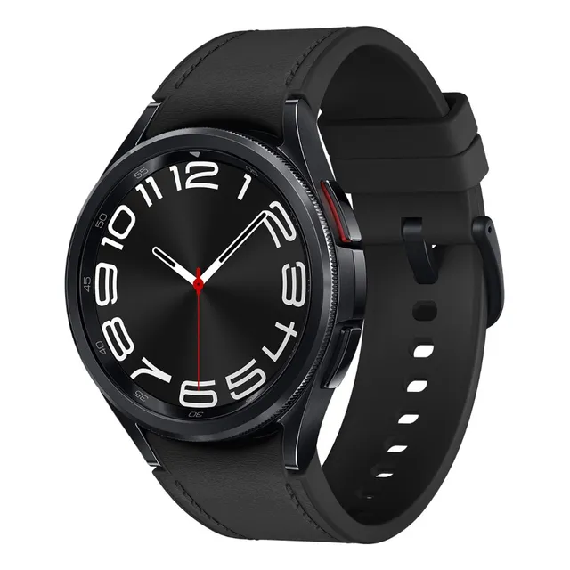 Smartwatch Samsung Galaxy Watch 6 Classic 43 Mm Negro Color de la caja Blanco Diseño de la correa Fluoroelastómero