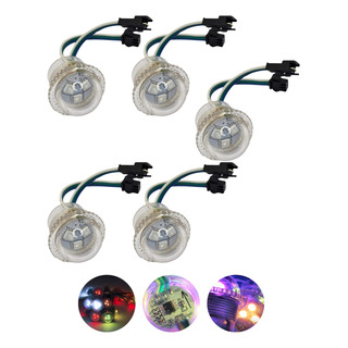 Modulo Led Burbuja Rgb Pixel Led Feria 26mm 5050 5 Piezas Modulo Led Burbuja Rgb Pixel Led Feria 26mm 5050 5 Piezas